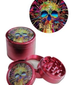Black Leaf Skull 4 Delt Alu Grinder
