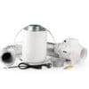 Ventilution Komplet Udsugning Kit 100mm 145/187 m³/t, eco