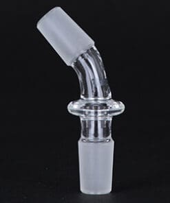 Adaptor Han-Han m. 45° vinkel, 14,5mm-14,5mm, Glas