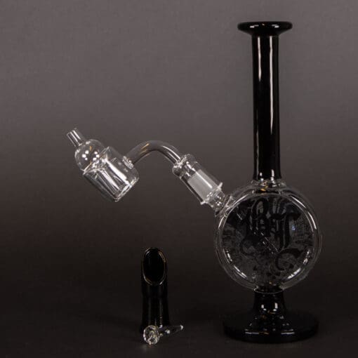 Dab Bong Black Leaf Black