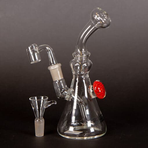 Dab Bong Black Leaf Red